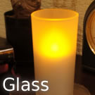  Glass Battery Candle